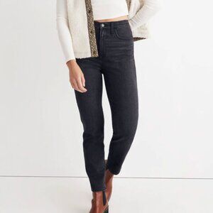 madewell high rise slim straight jeans